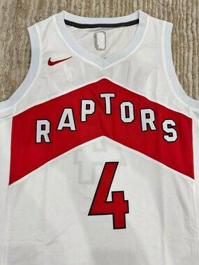 NBA Toronto Raptors Scottie Barnes Icon Edition #4 Jersey XL White NEW NWT